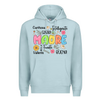 Blue Mist madre spanish mothers day Premium Hoodie - JahusDesignShop