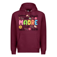 Burgundy madre spanish mothers day Premium Hoodie - JahusDesignShop