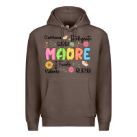 Coffee madre spanish mothers day Premium Hoodie - JahusDesignShop