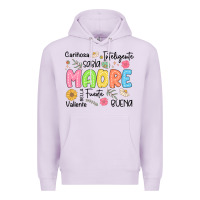 Madre Spanish Mothers Day Premium Hoodie | Teevron