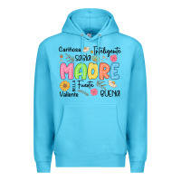 Ocean Blue madre spanish mothers day Premium Hoodie - JahusDesignShop