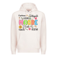 Pale Pink madre spanish mothers day Premium Hoodie - JahusDesignShop