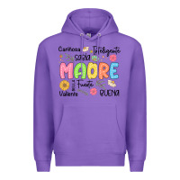 Purple madre spanish mothers day Premium Hoodie - JahusDesignShop