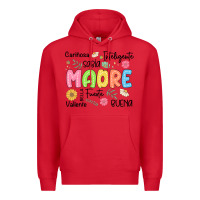 Red madre spanish mothers day Premium Hoodie - JahusDesignShop
