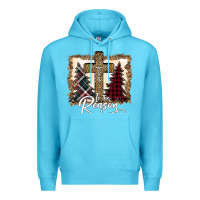 Ocean Blue Jesus is the reason Premium Hoodie - Bettercallsaul