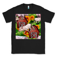 Black Mama And Baby Pig Classic Tee - BundleAndBundleShop