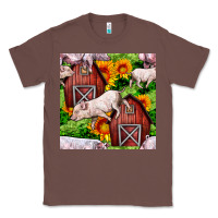 Chestnut Mama And Baby Pig Classic Tee - BundleAndBundleShop