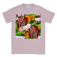 Lilac Mama And Baby Pig Classic Tee - BundleAndBundleShop