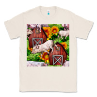 Natural Mama And Baby Pig Classic Tee - BundleAndBundleShop