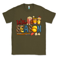 Army Green tis the season softball Classic Tee - AdoDesignShop
