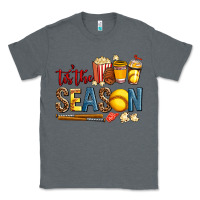 Charcoal Heather tis the season softball Classic Tee - AdoDesignShop