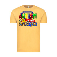 Vintage Mustard autism is my superpower Vintage Tee - AdoDesignShop