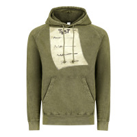 Vintage Olive test sheet fa element Vintage Hoodie - FaDigitalArtStudio