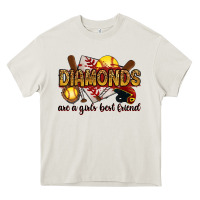 Cream diamonds are a girls best friends Heavy Core Tee - RanaPortraitStore