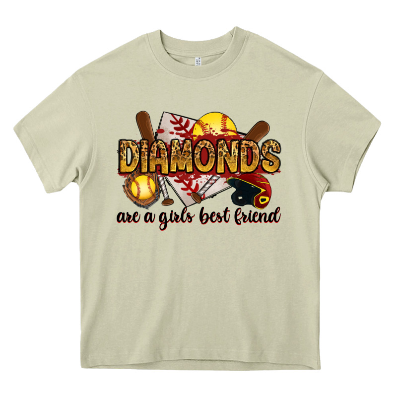 Diamonds Are A Girls Best Friends Heavy Core Tee by RanaPortraitStore | Teevron