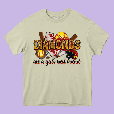Heavy Core Tee diamonds are a girls best friends