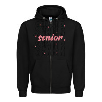 Black senior Zipper Hoodie - MaliasSmallBusiness
