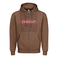 Chestnut senior Zipper Hoodie - MaliasSmallBusiness