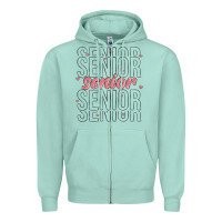 Seafoam senior Zipper Hoodie - MaliasSmallBusiness