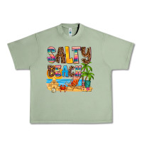 Oil Green salty beach Urban Heavy Tee - AdoDesignShop
