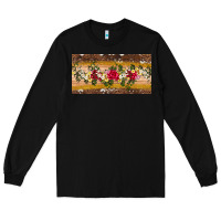 Black western  leopardfloral licanse plate Long Sleeve Tee - Artiststas