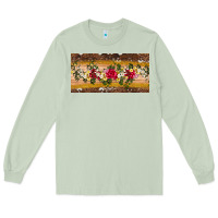 Matcha western  leopardfloral licanse plate Long Sleeve Tee - Artiststas