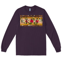 Plum western  leopardfloral licanse plate Long Sleeve Tee - Artiststas