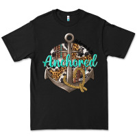Black anchored hebrews 6 19 Premium Tee - texasbilliewilder