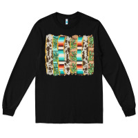 Black western brushstroke Long Sleeve Tee - AdoDesignShop