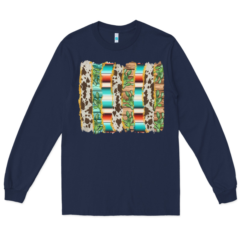 Western Brushstroke Long Sleeve Tee by AdoDesignShop | Teevron
