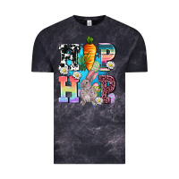 Cloud Black hip hop easter rabbit Vintage Tee - AdoDesignShop