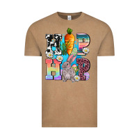 Vintage Coffee hip hop easter rabbit Vintage Tee - AdoDesignShop