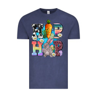 Vintage Denim hip hop easter rabbit Vintage Tee - AdoDesignShop