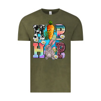 Vintage Olive hip hop easter rabbit Vintage Tee - AdoDesignShop