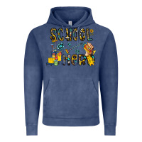 Vintage Denim school hero Vintage Hoodie - CowhideDigitalArt