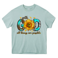 Arona with god all things possible Heavy Core Tee - RanaPortraitStore