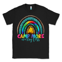 Black camp more worry less Classic Tee - Artiststas