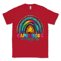 Red camp more worry less Classic Tee - Artiststas