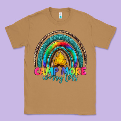 Camp More Worry Less Classic Tee Designed By Artiststas