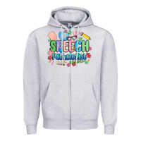 Heather Grey speech pathologist Zipper Hoodie - MaliasSmallBusiness