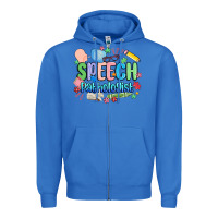 True Royal speech pathologist Zipper Hoodie - MaliasSmallBusiness