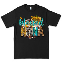Black blessed nana with sunflowers Premium Tee - texasbilliewilder