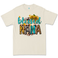 Bone blessed nana with sunflowers Premium Tee - texasbilliewilder