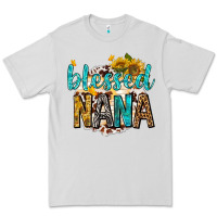 Dove Grey blessed nana with sunflowers Premium Tee - texasbilliewilder