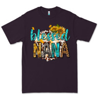 Plum blessed nana with sunflowers Premium Tee - texasbilliewilder
