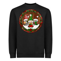 Black christmas gnomies christmas ornament Heavyweight Sweatshirt - BundleAndBundleShop