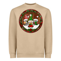 Mushroom christmas gnomies christmas ornament Heavyweight Sweatshirt - BundleAndBundleShop