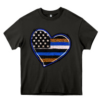 Asphalt police heart Heavy Core Tee - RanaPortraitStore