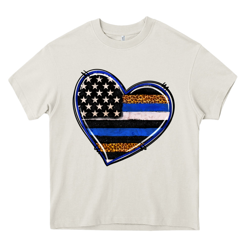 Police Heart Heavy Core Tee by RanaPortraitStore | Teevron