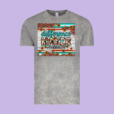 Difference Maker Vintage Tee Designed By Jahusdesignshop